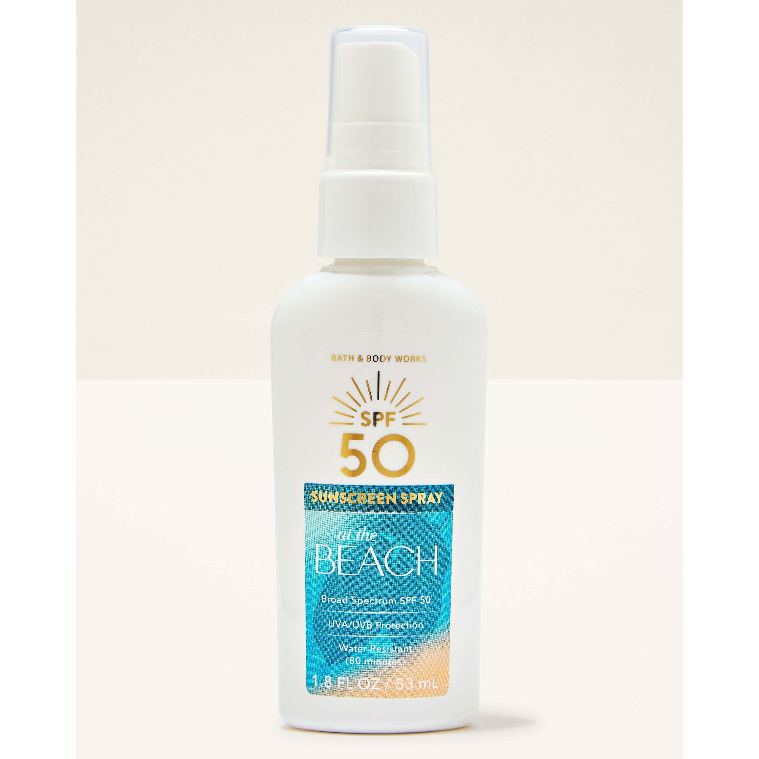 At The Beach Travel Size Spf 50 Spray