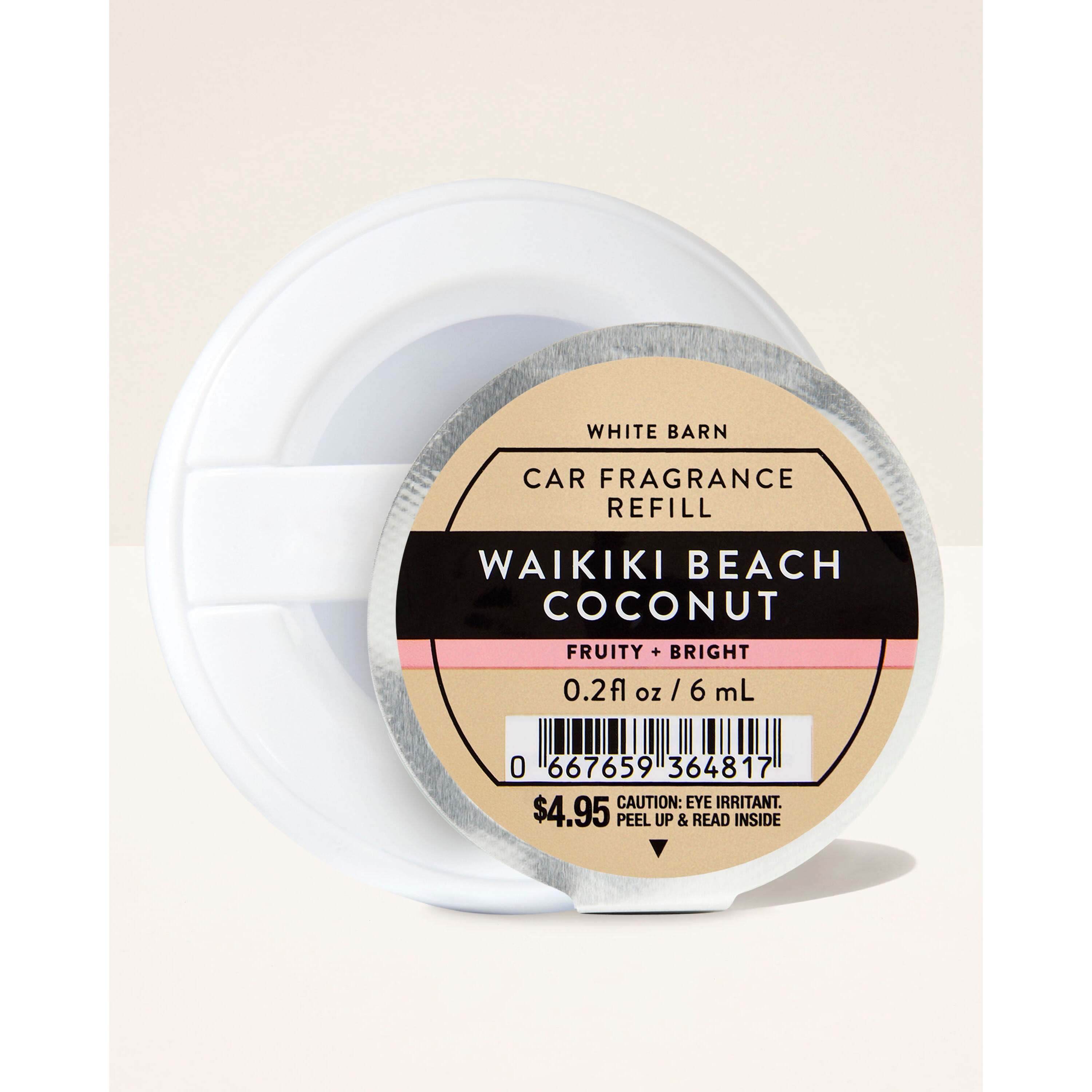 Waikiki Beach Coconut Car Fragrance Refill
