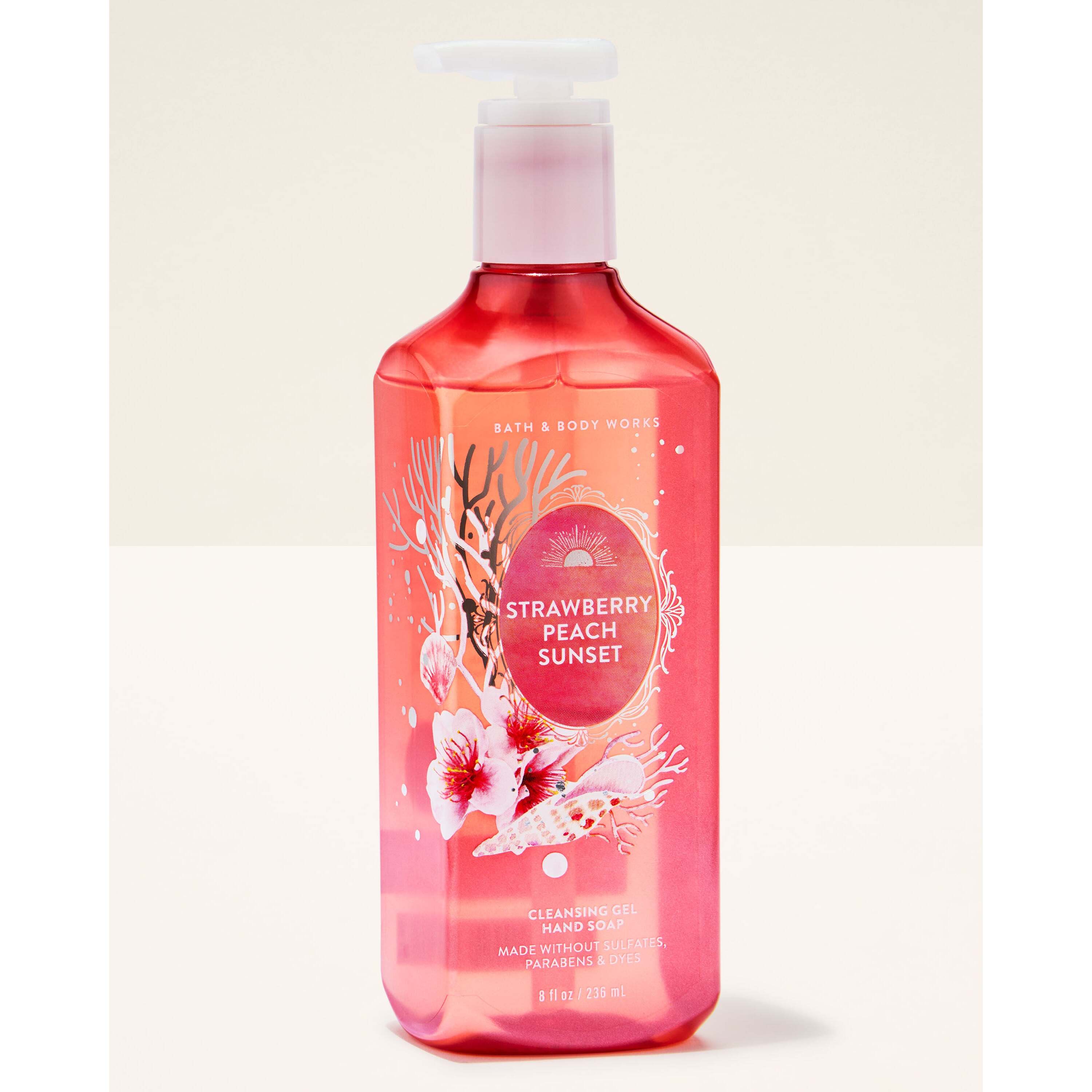 Strawberry Peach Sunset Cleansing Gel Hand Soap