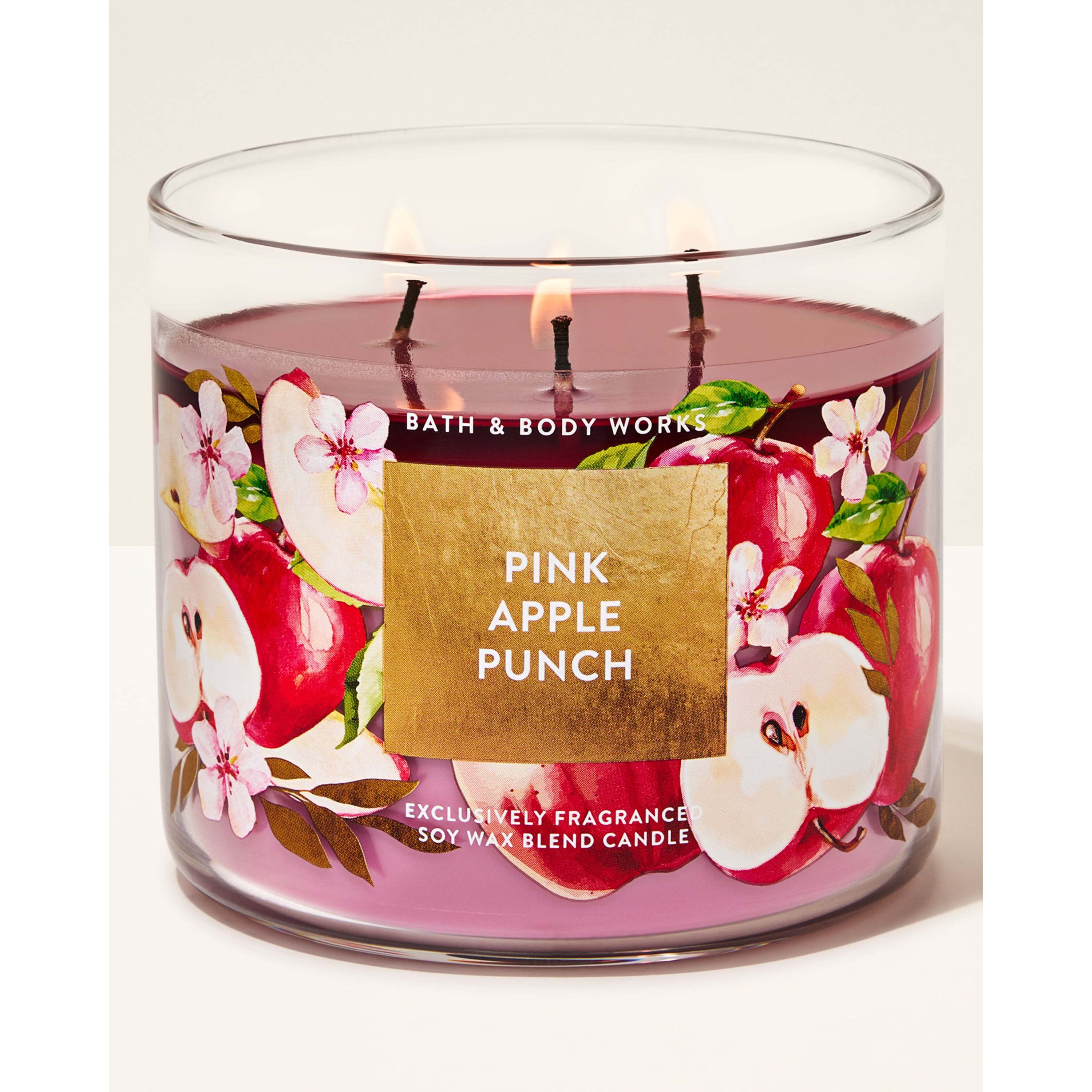 Pink Apple Punch 3-Wick Candle