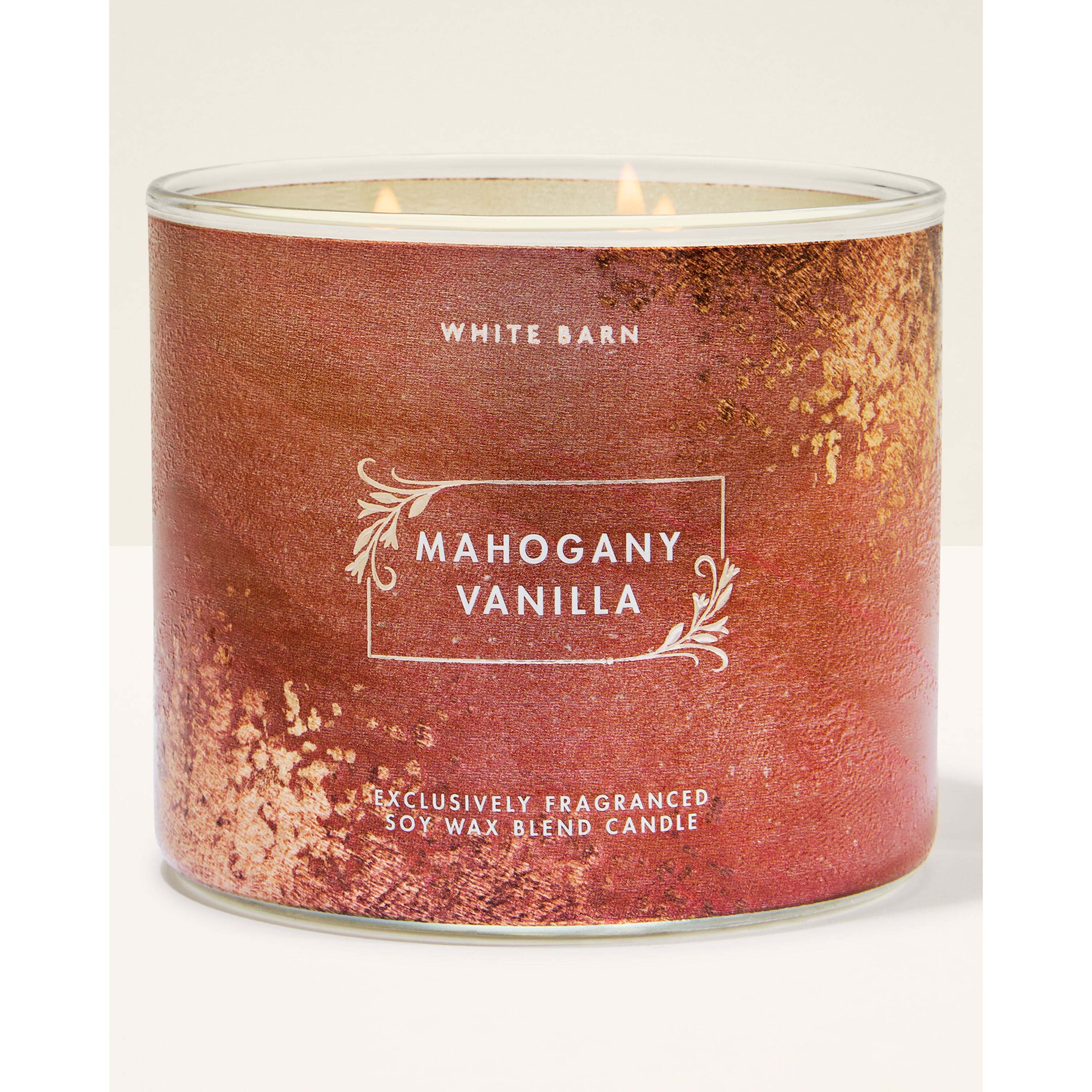 Mahogany Vanilla 3-Wick Candle
