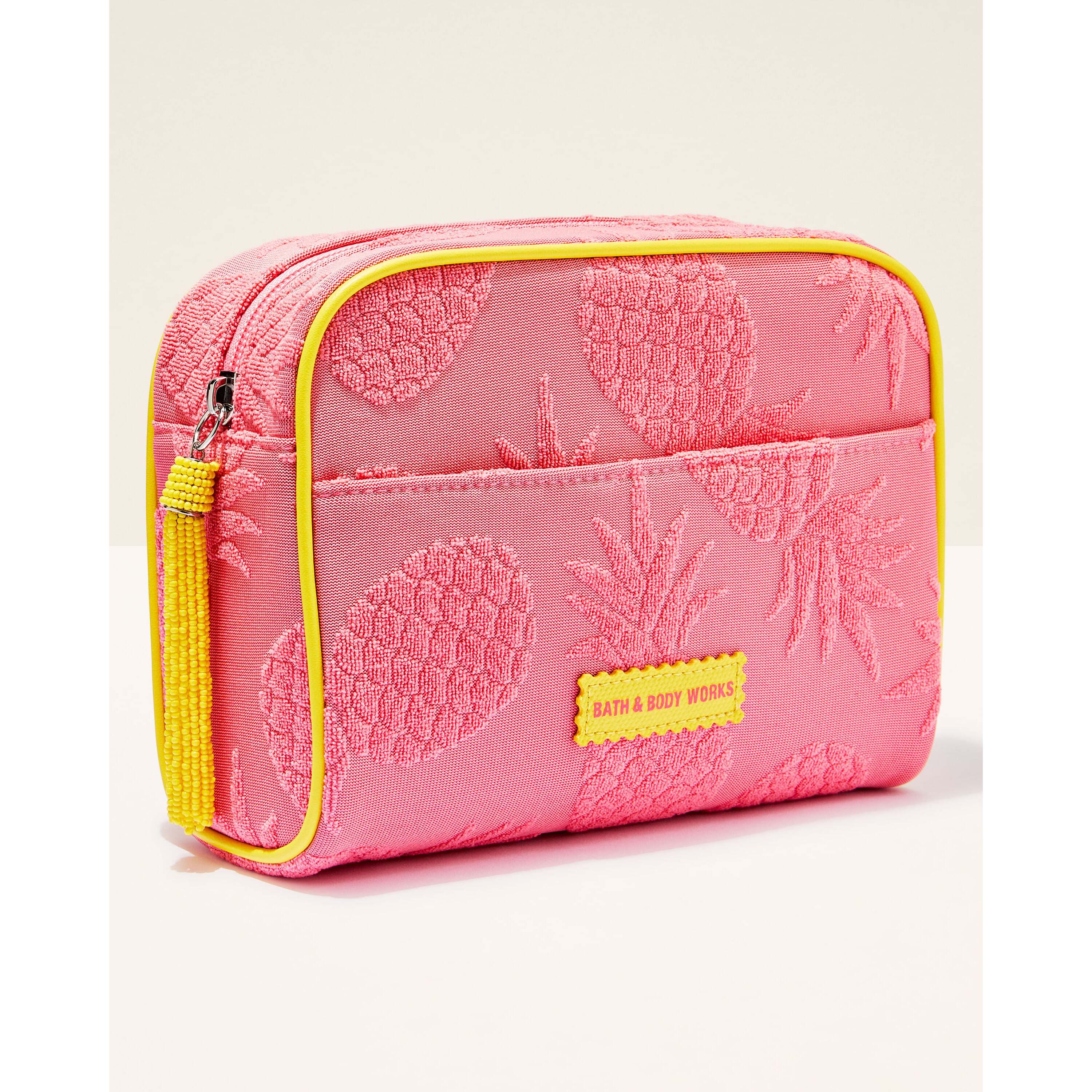 Pink Pineapple Cosmetic Bag