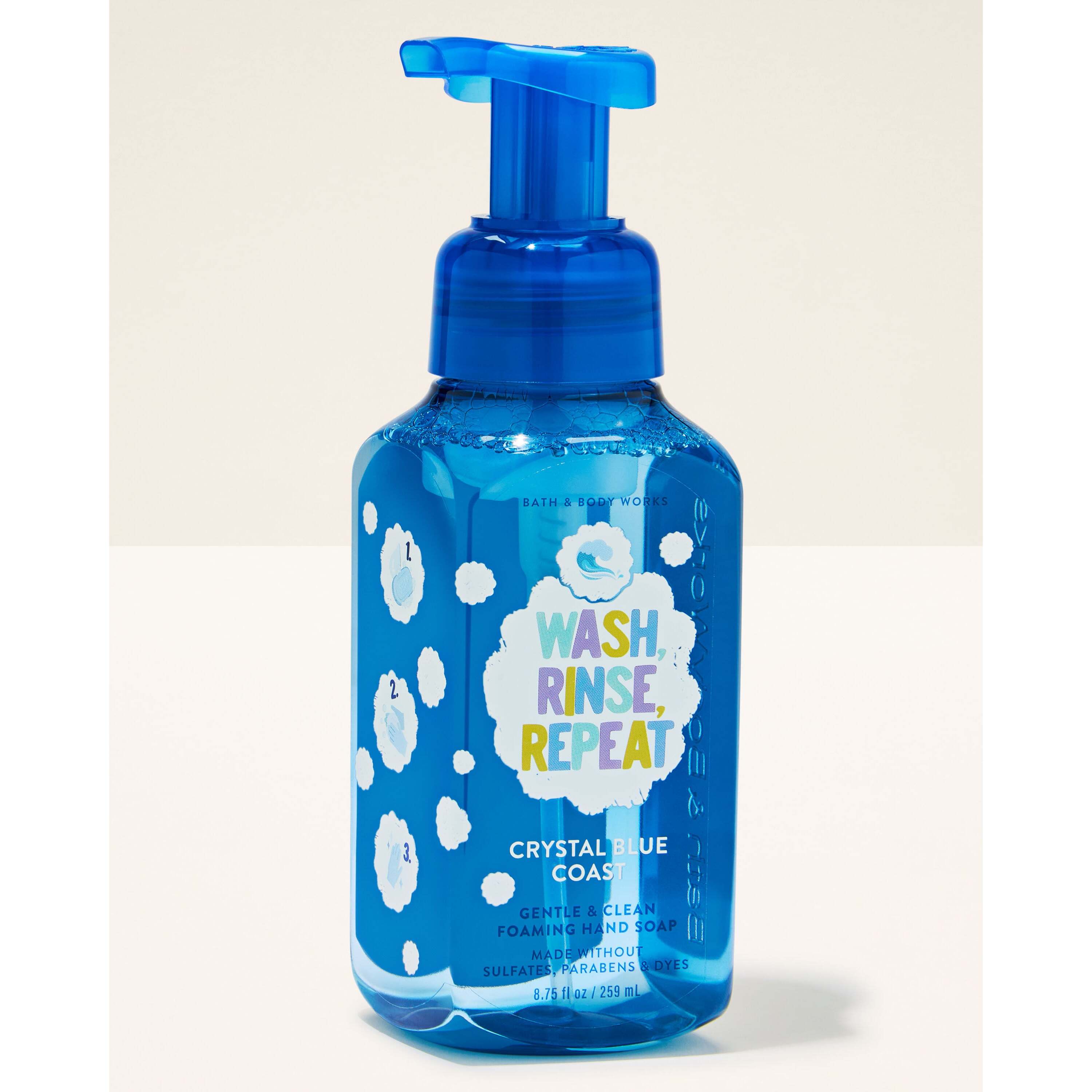 Crystal Blue Coast Gentle & Clean Foaming Hand Soap