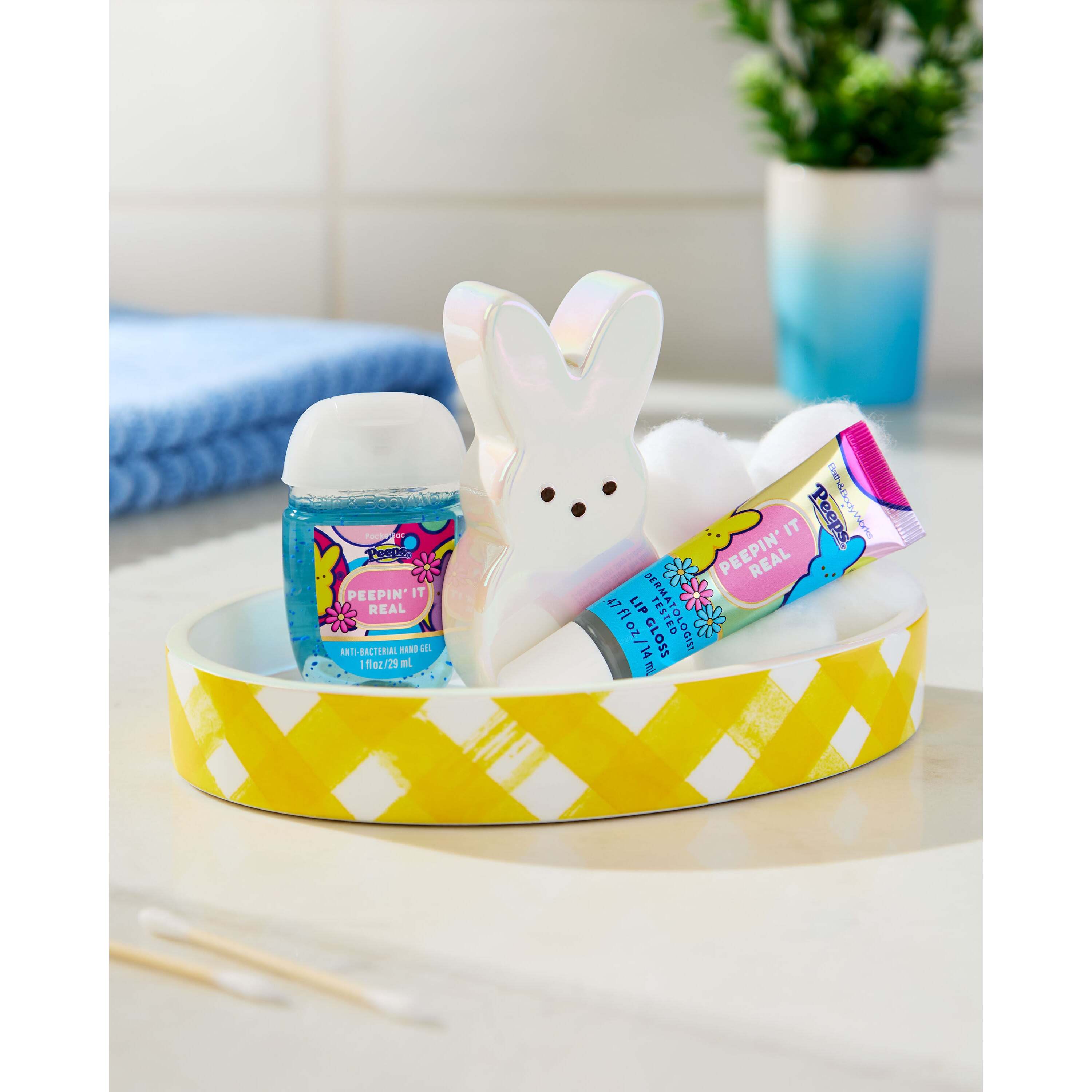 Peeps Marshmallow Bunny Body Care Tray